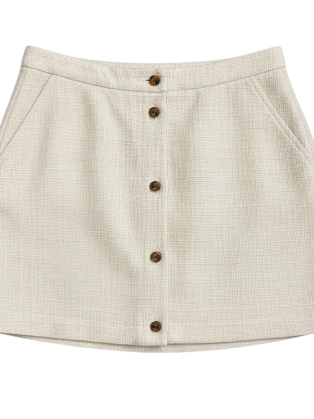 BLAZE MILANO CREAM MISSY APPALOOSA MINI SKIRT
